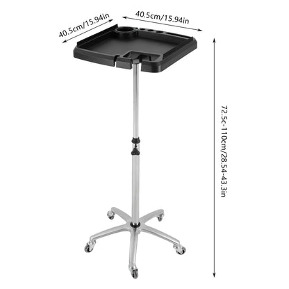 Rolling Salon Tray Cart  Hair Extension Tool Tray
