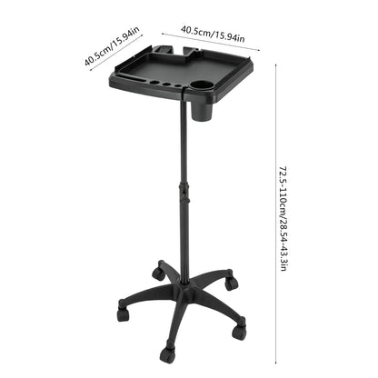 Rolling Salon Tray Cart  Hair Extension Tool Tray